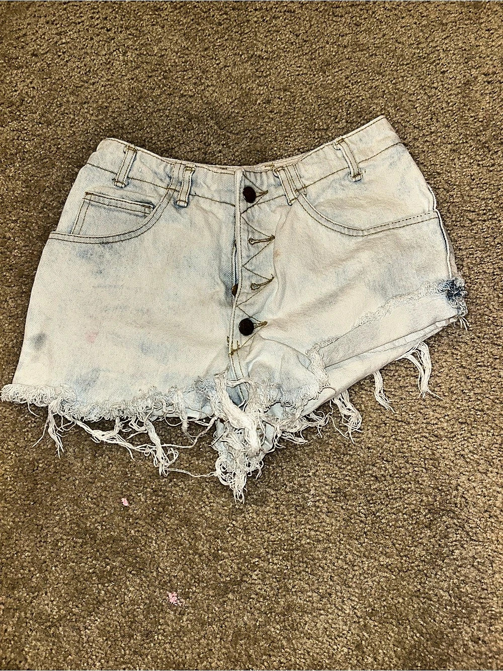 Guess Georges Marciano for Guess Vintage High-Waisted Denim Shorts Style 1005